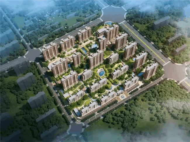 规划效果图美好艺境,风华映世立成地产,一城五盘,与林州共美好长春