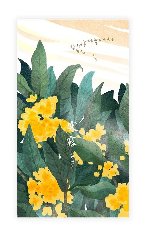 建源风露浸秋色 天寒且加衣